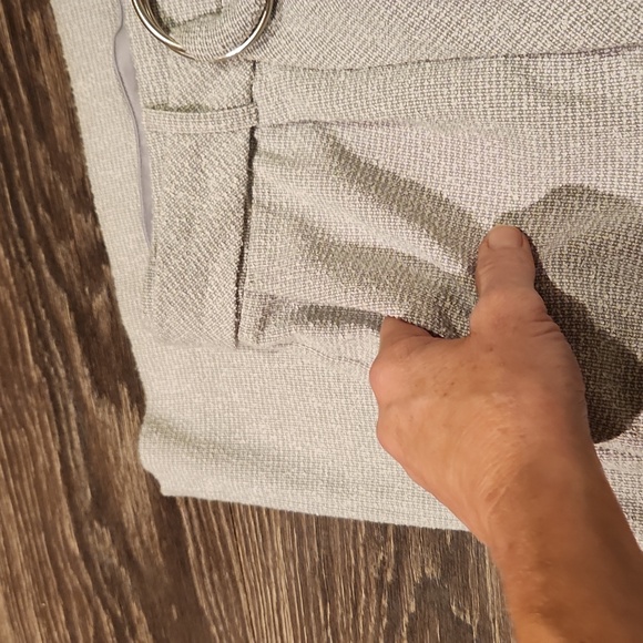 ❤️ EXPRESS HIGH RISE WIDE LEG SOFT TWEED TEXTURED BELTED PANTS, 10 (30) - Picture 4 of 9